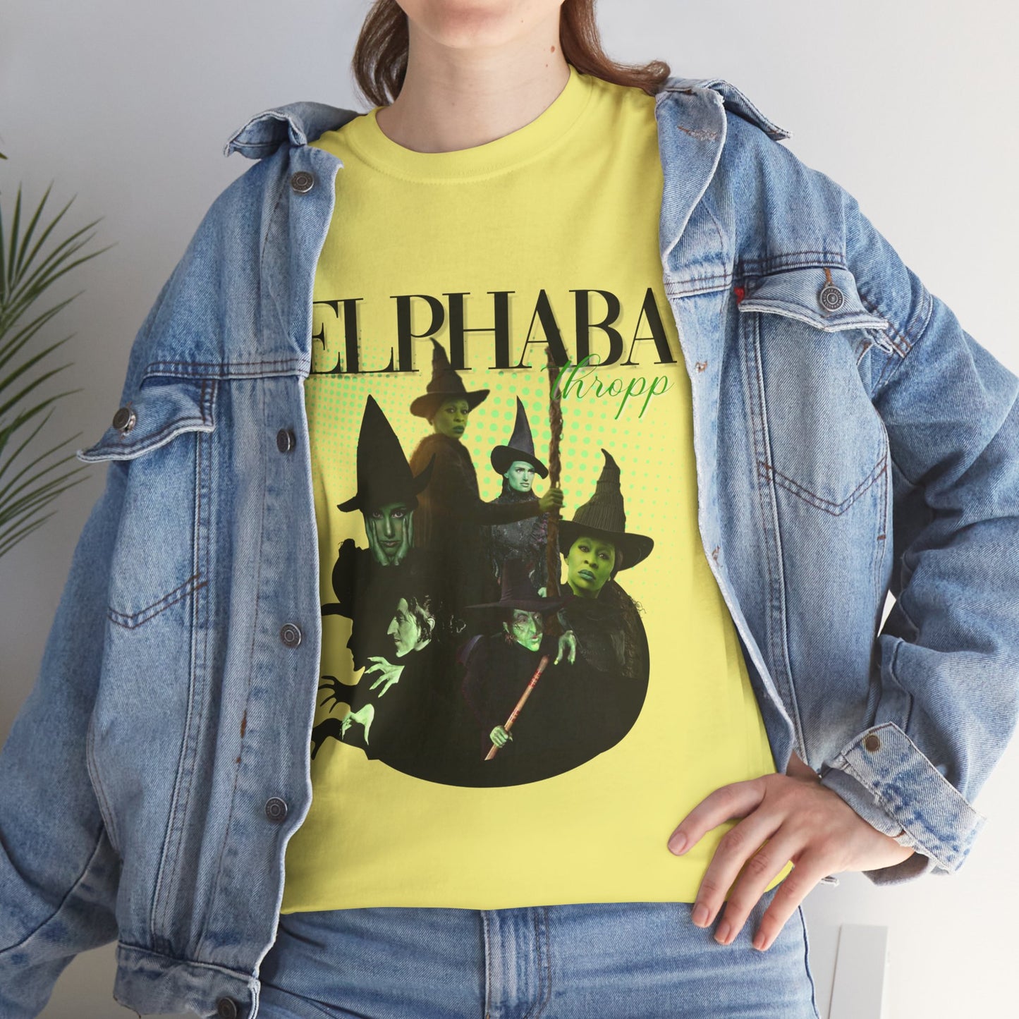 Elphaba Thropp Inspired by Wicked - Unisex Heavy Cotton Tee, Wizard of Oz Gift - Wicked Witch