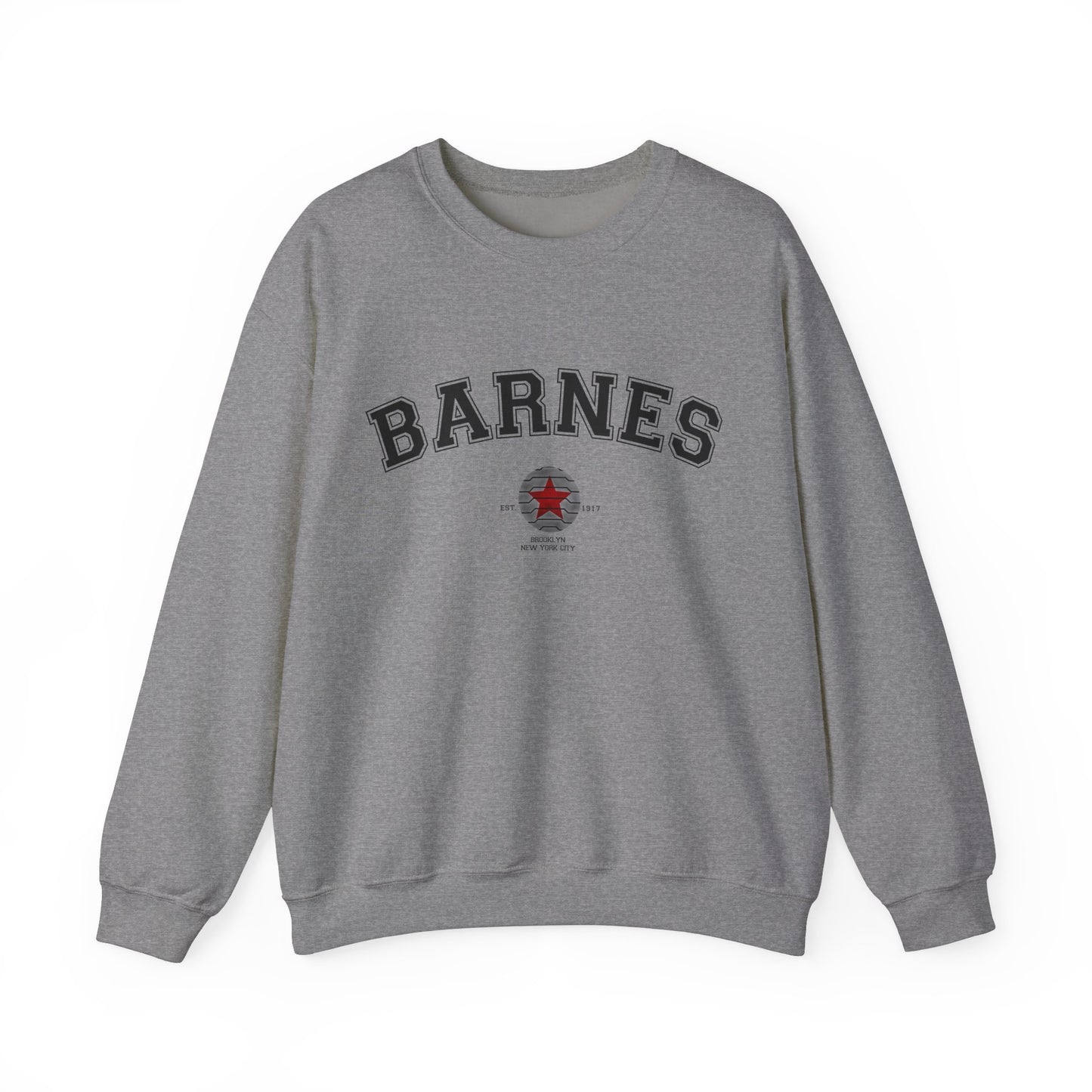 Barnes Unisex Crewneck Sweatshirt - Cozy Style for Everyday Wear, Perfect Gift for Holidays, Casual Wear, Relaxation