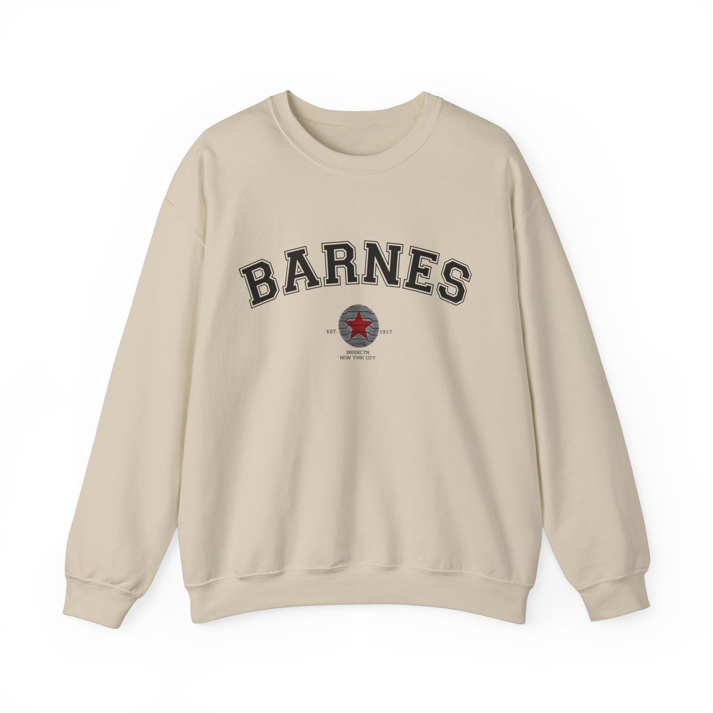 Barnes Unisex Crewneck Sweatshirt - Cozy Style for Everyday Wear, Perfect Gift for Holidays, Casual Wear, Relaxation