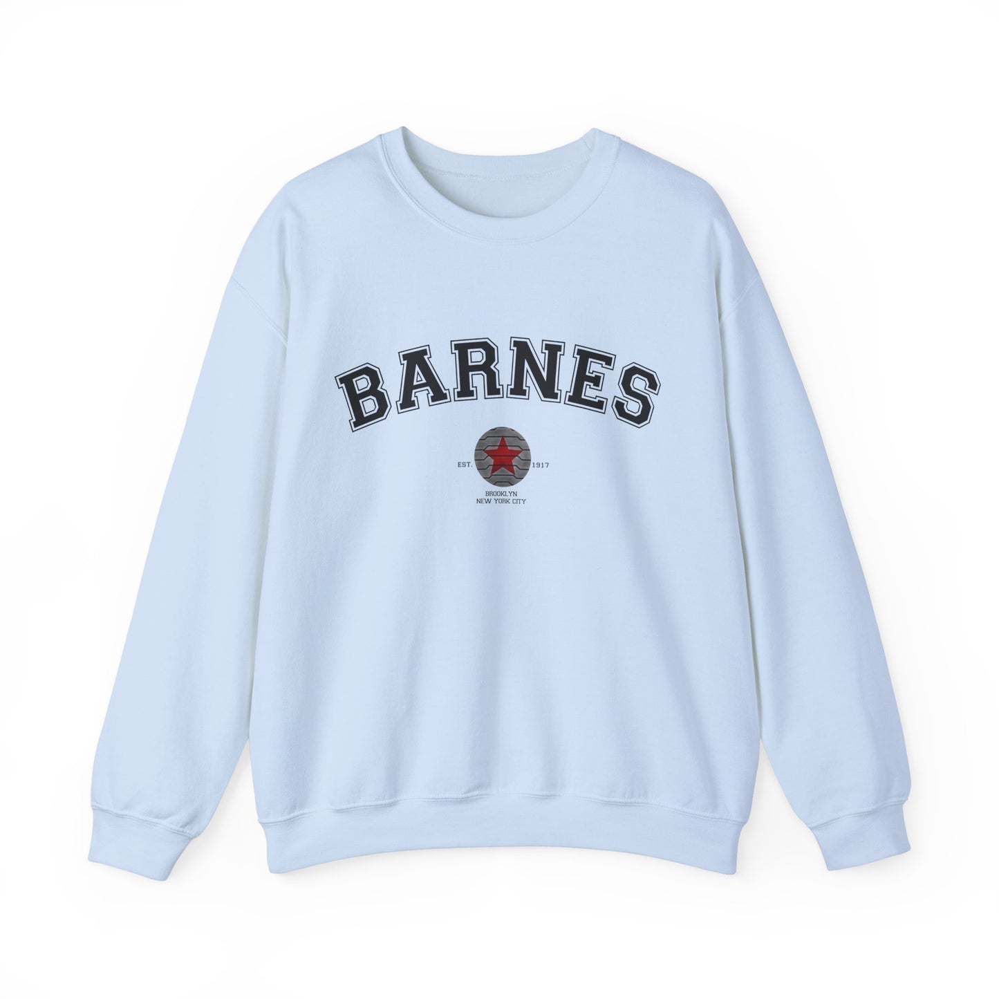 Barnes Unisex Crewneck Sweatshirt - Cozy Style for Everyday Wear, Perfect Gift for Holidays, Casual Wear, Relaxation