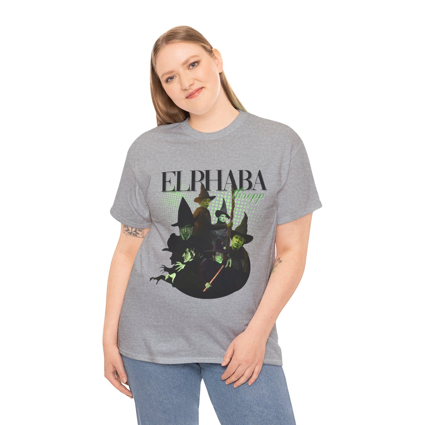 Elphaba Thropp Inspired by Wicked - Unisex Heavy Cotton Tee, Wizard of Oz Gift - Wicked Witch