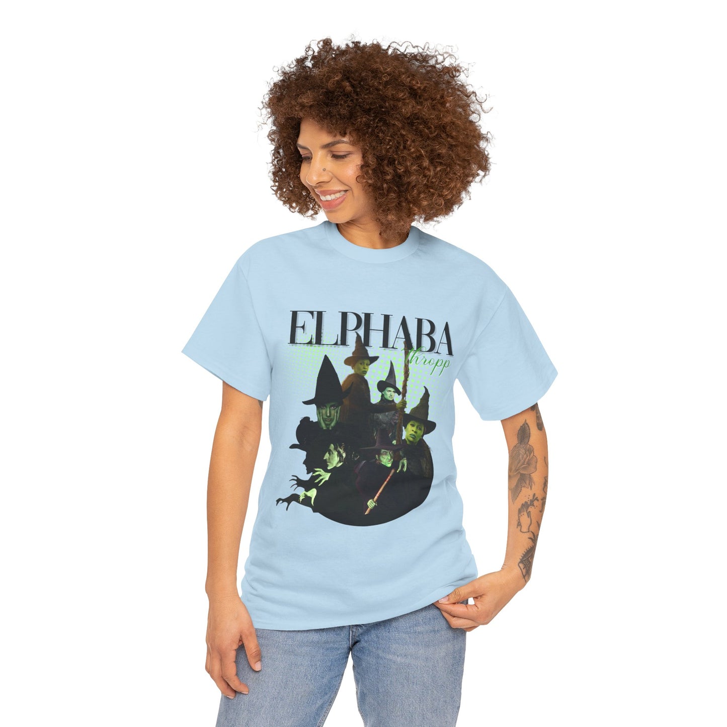 Elphaba Thropp Inspired by Wicked - Unisex Heavy Cotton Tee, Wizard of Oz Gift - Wicked Witch